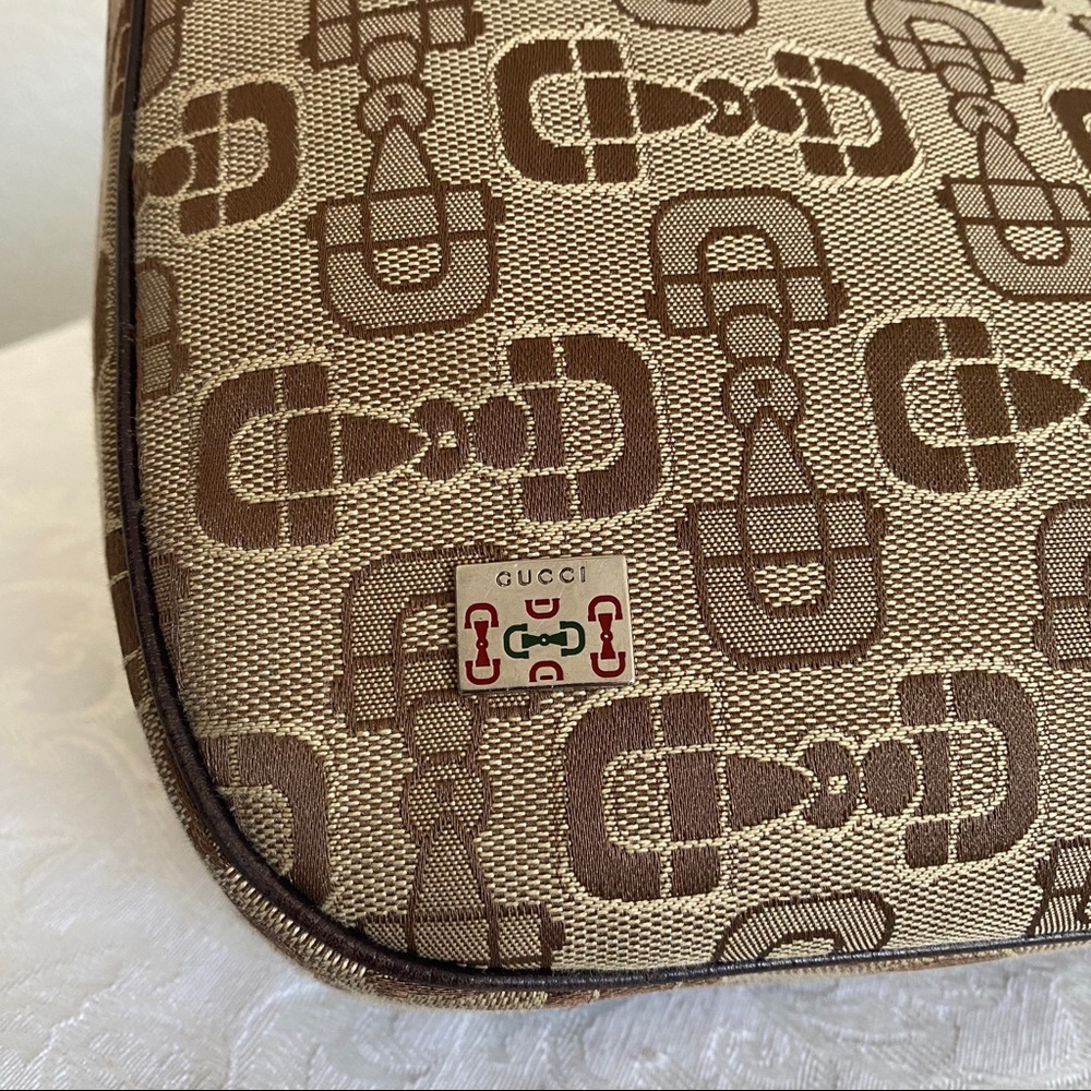 Gucci horsebit canvas hobo bag - Picture 3 of 15